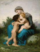 Adolphe William Bouguereau Fraternal Love (mk26) oil on canvas